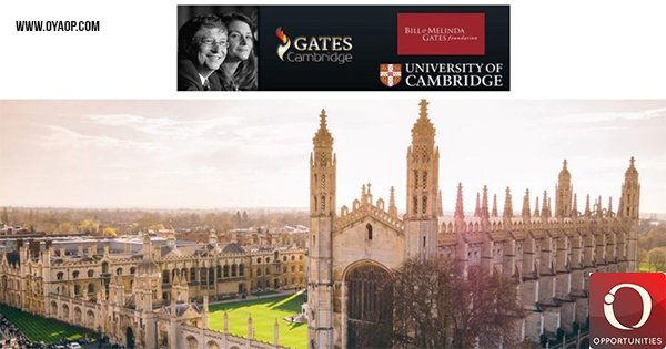 Study And Live For Free At The UK With Gates Cambridge University Scholarship