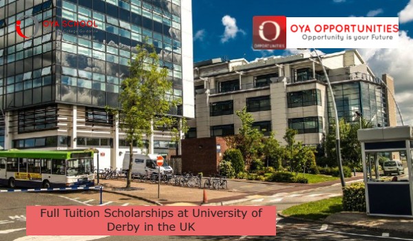 Full Tuition Scholarships at University of Derby in the UK