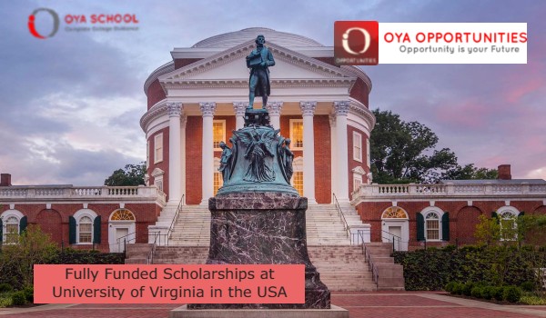 Fully Funded Scholarships at University of Virginia in the USA